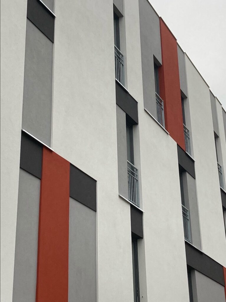 Residence Lux, Bytovy dum Na Grosi II, hotove fasady